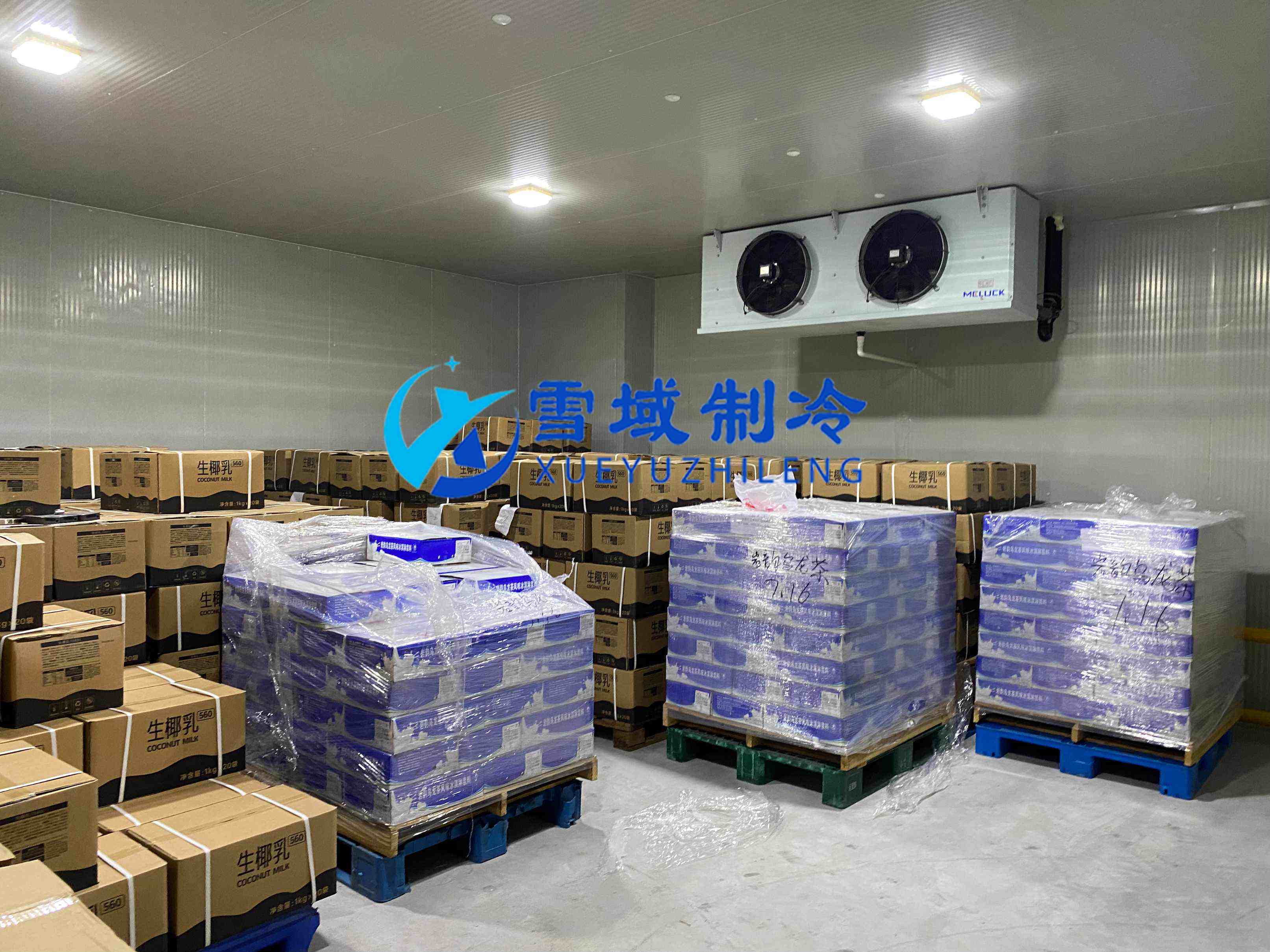 南京江寧速凍乳品冷庫(kù)現(xiàn)場(chǎng)圖片